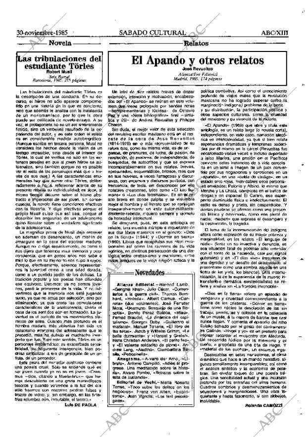 ABC MADRID 30-11-1985 página 57