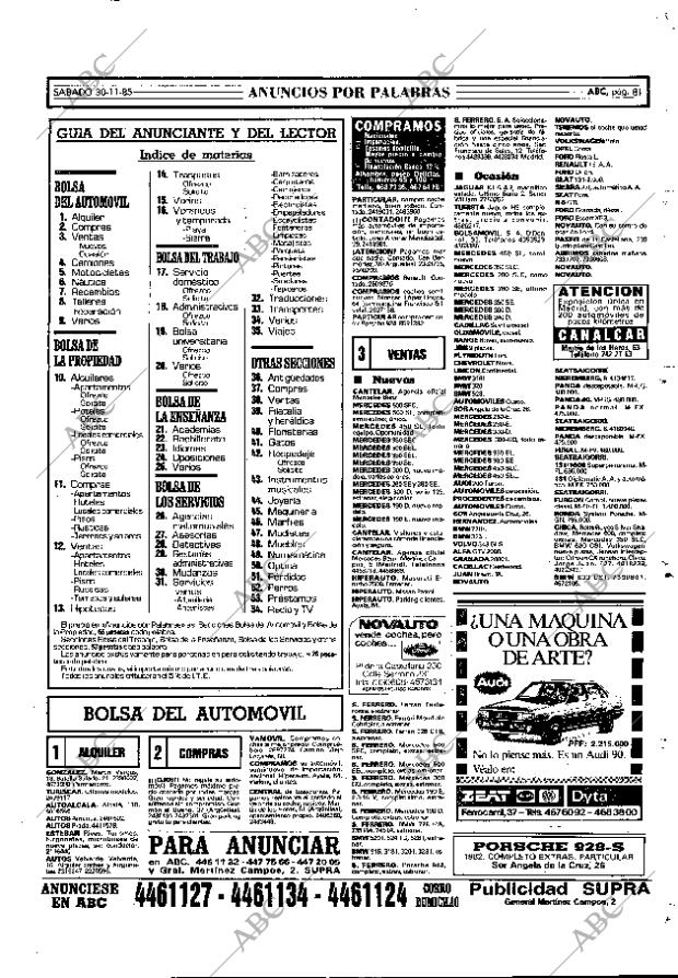 ABC MADRID 30-11-1985 página 81