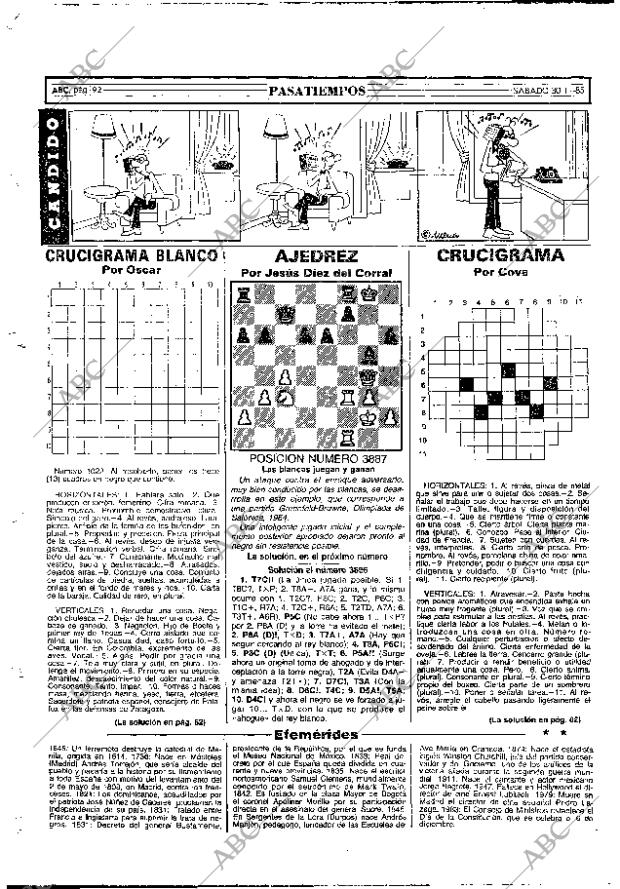 ABC MADRID 30-11-1985 página 92