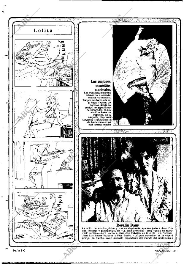 ABC MADRID 30-11-1985 página 94
