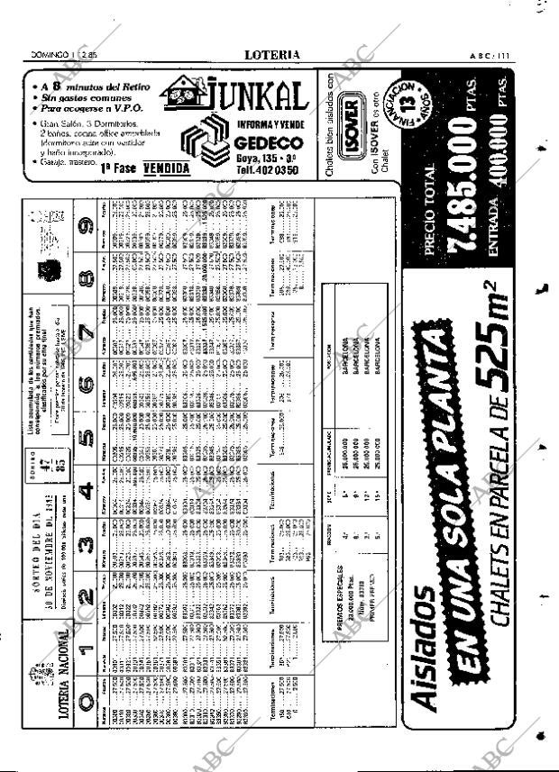 ABC MADRID 01-12-1985 página 111