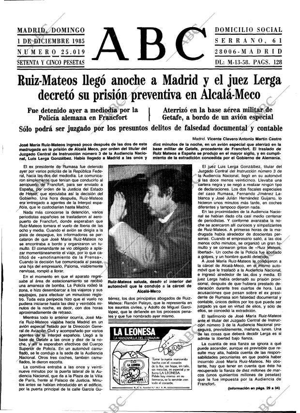 ABC MADRID 01-12-1985 página 17