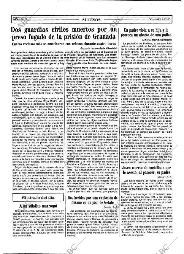 ABC MADRID 01-12-1985 página 52