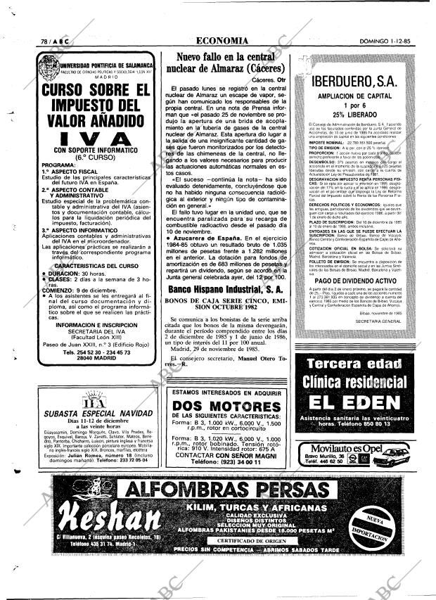 ABC MADRID 01-12-1985 página 78