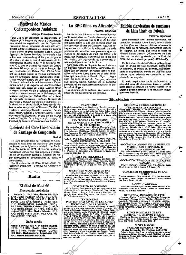 ABC MADRID 01-12-1985 página 89