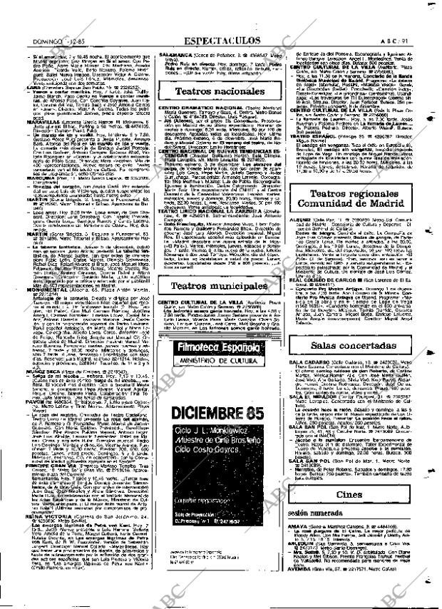 ABC MADRID 01-12-1985 página 91
