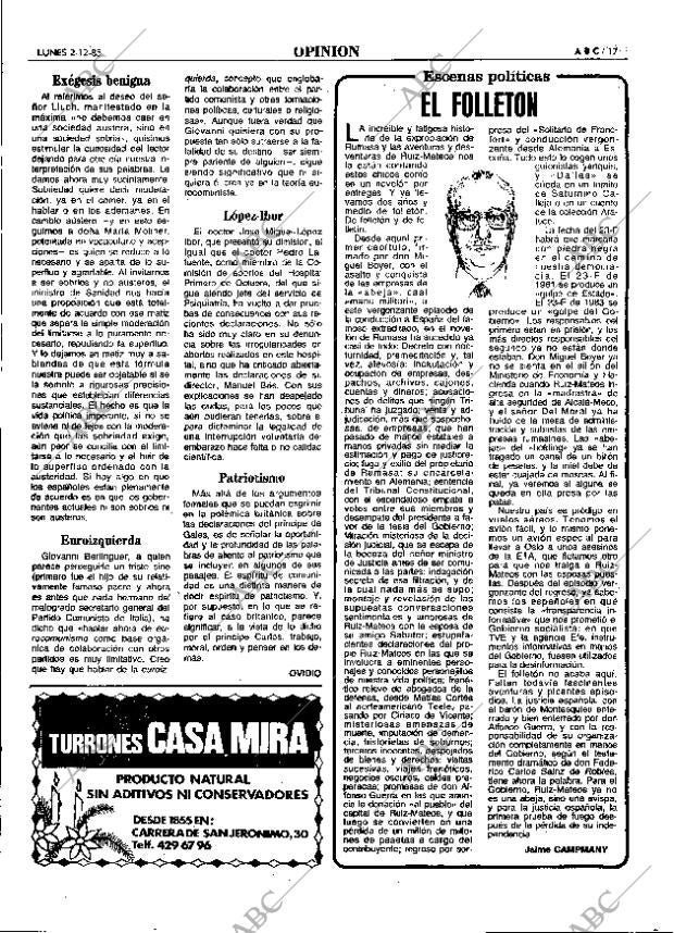 ABC MADRID 02-12-1985 página 17