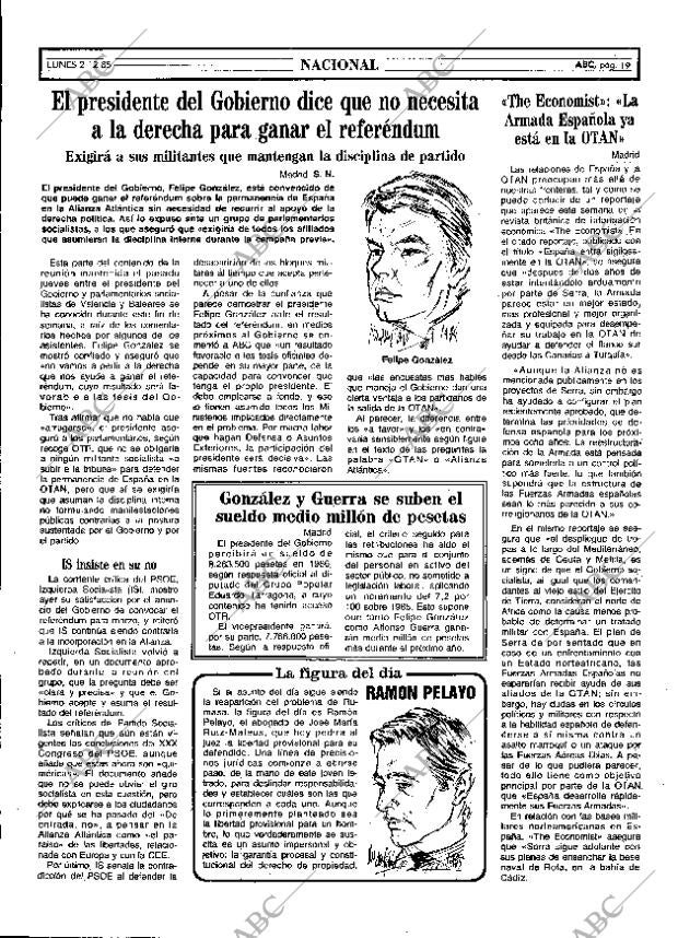ABC MADRID 02-12-1985 página 19