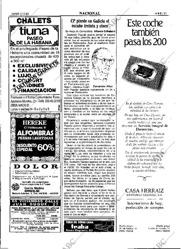ABC MADRID 02-12-1985 página 21