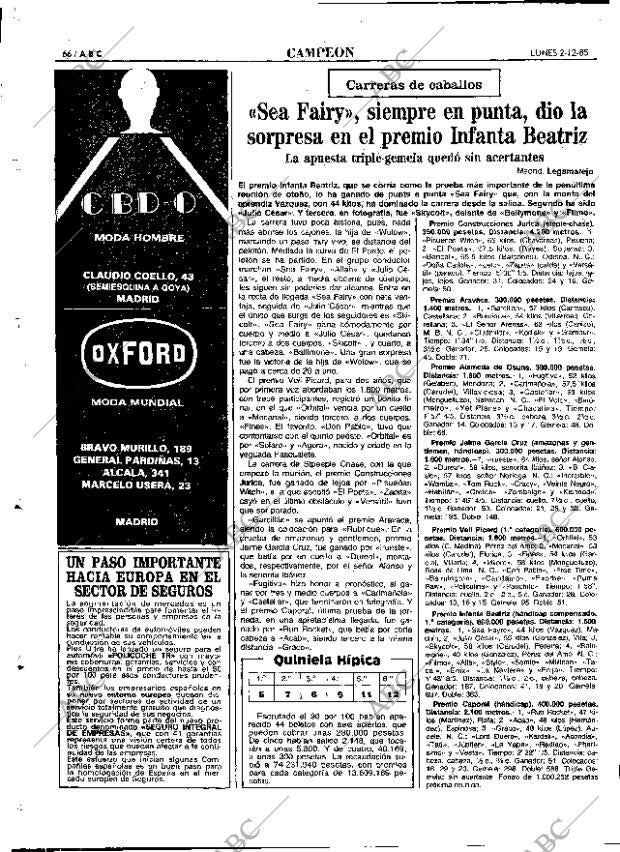 ABC MADRID 02-12-1985 página 66