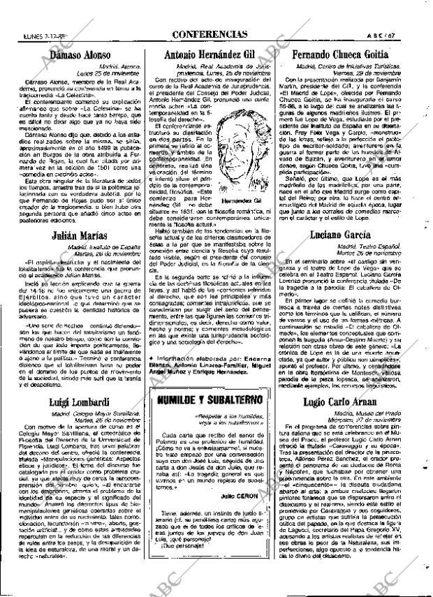 ABC MADRID 02-12-1985 página 67
