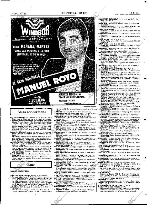 ABC MADRID 02-12-1985 página 75