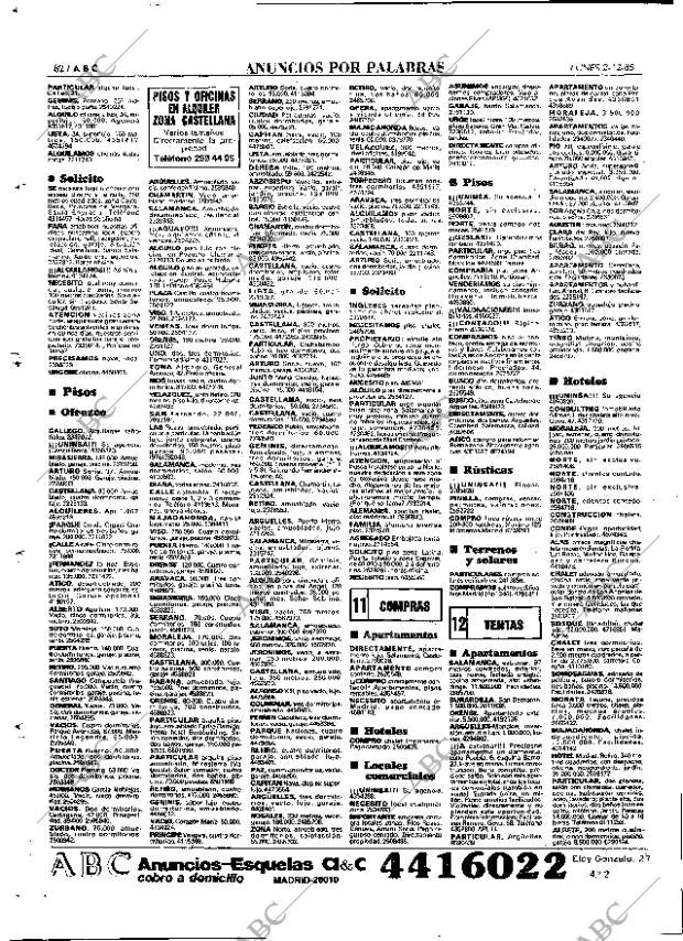 ABC MADRID 02-12-1985 página 82