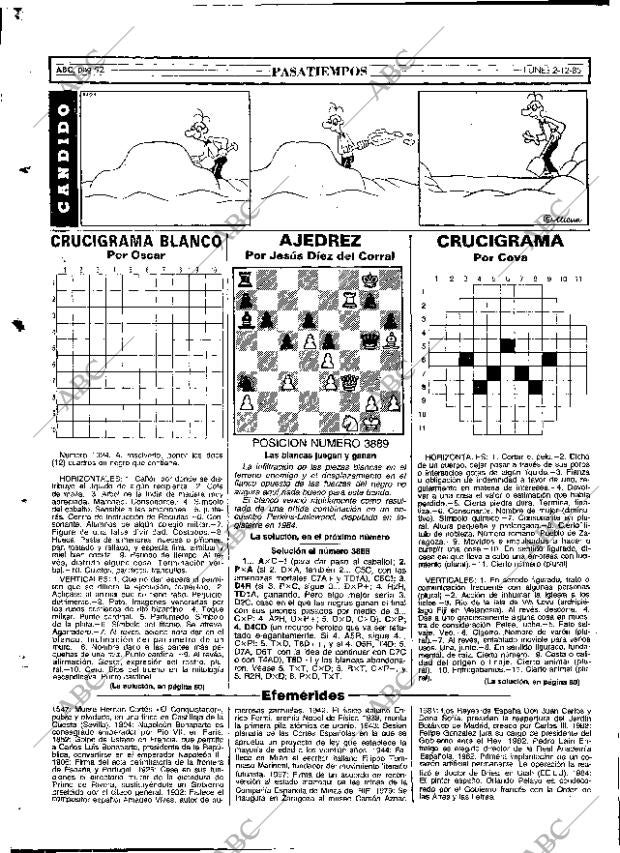 ABC MADRID 02-12-1985 página 92