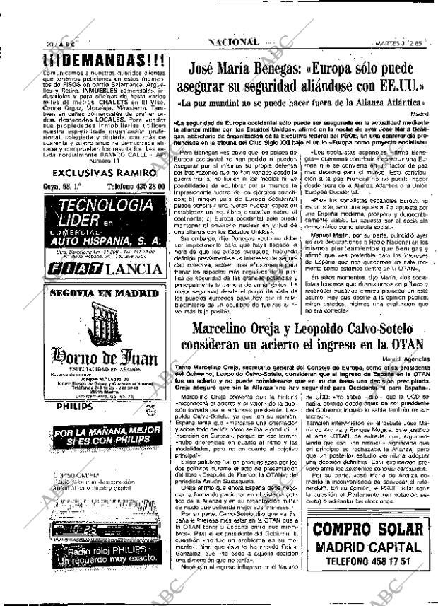 ABC MADRID 03-12-1985 página 20