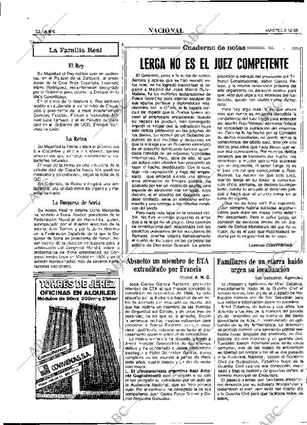 ABC MADRID 03-12-1985 página 22