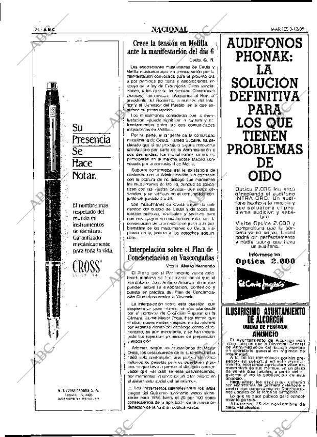 ABC MADRID 03-12-1985 página 24