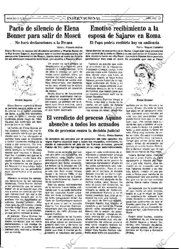 ABC MADRID 03-12-1985 página 27