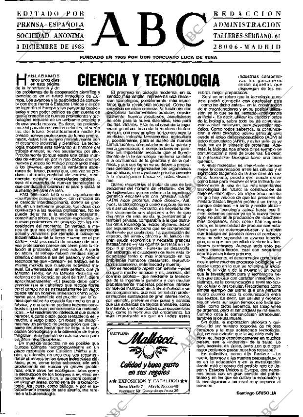ABC MADRID 03-12-1985 página 3