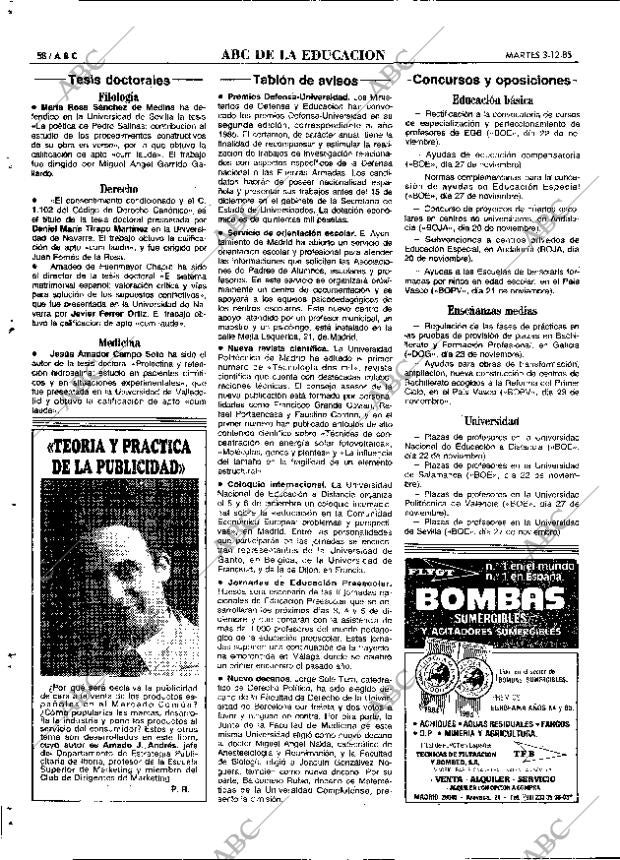ABC MADRID 03-12-1985 página 58