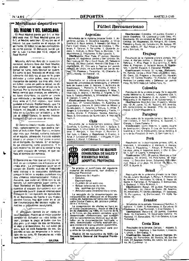 ABC MADRID 03-12-1985 página 74