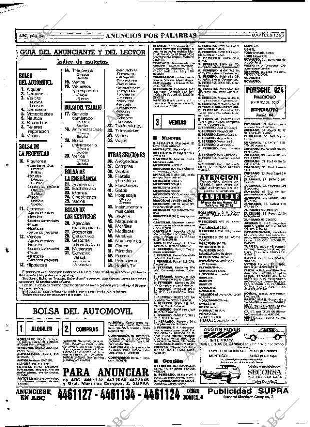 ABC MADRID 03-12-1985 página 84