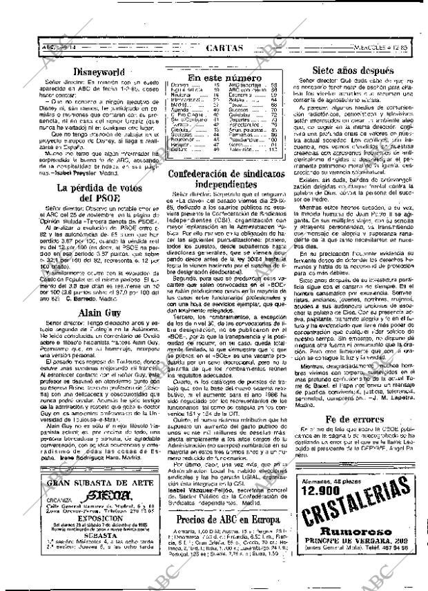 ABC MADRID 04-12-1985 página 14