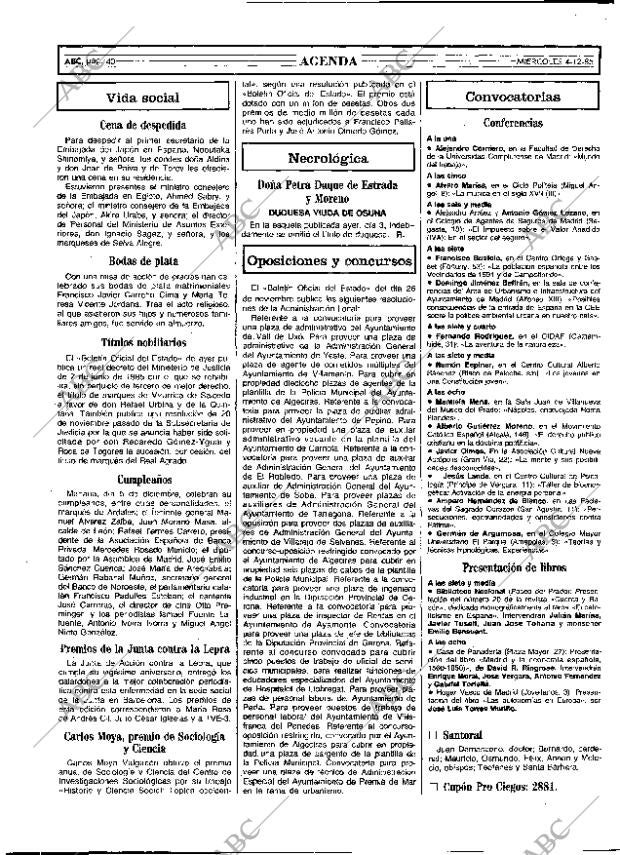 ABC MADRID 04-12-1985 página 40
