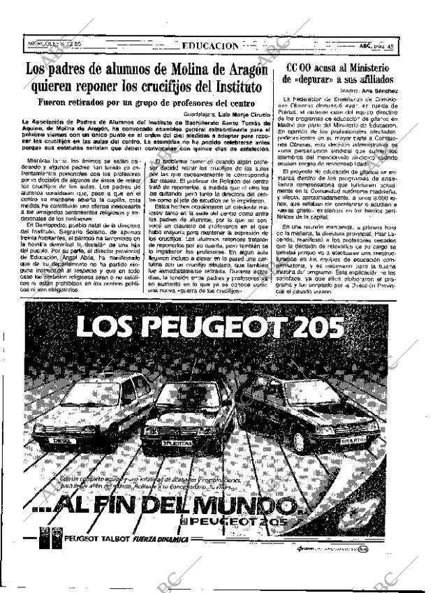 ABC MADRID 04-12-1985 página 45