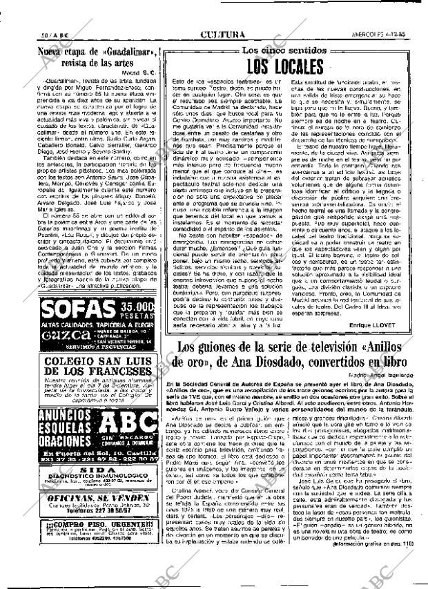 ABC MADRID 04-12-1985 página 50