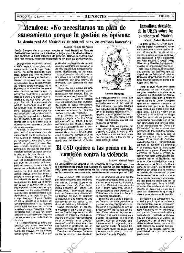 ABC MADRID 04-12-1985 página 73