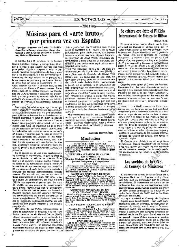 ABC MADRID 04-12-1985 página 76