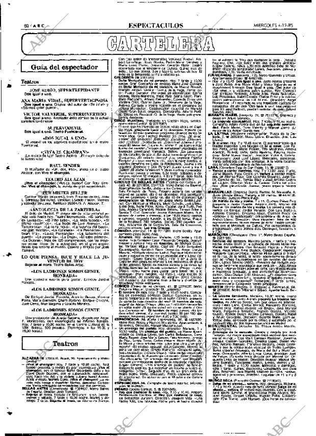 ABC MADRID 04-12-1985 página 80