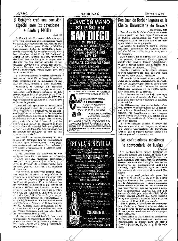 ABC SEVILLA 05-12-1985 página 20
