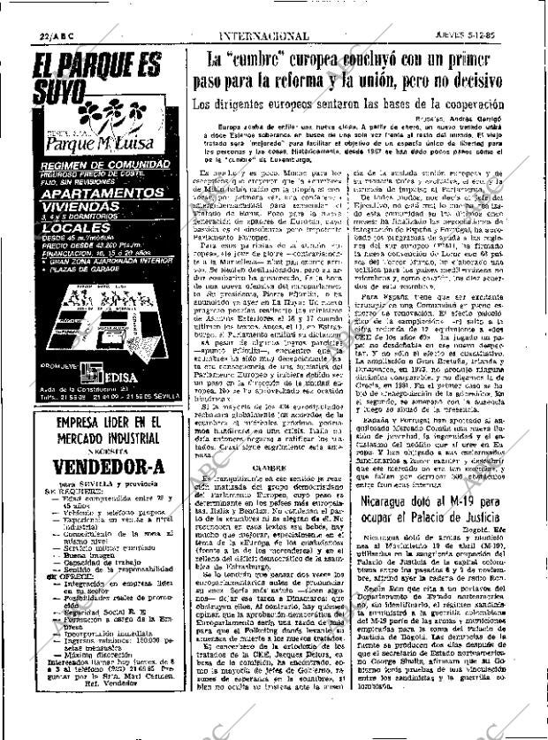 ABC SEVILLA 05-12-1985 página 22