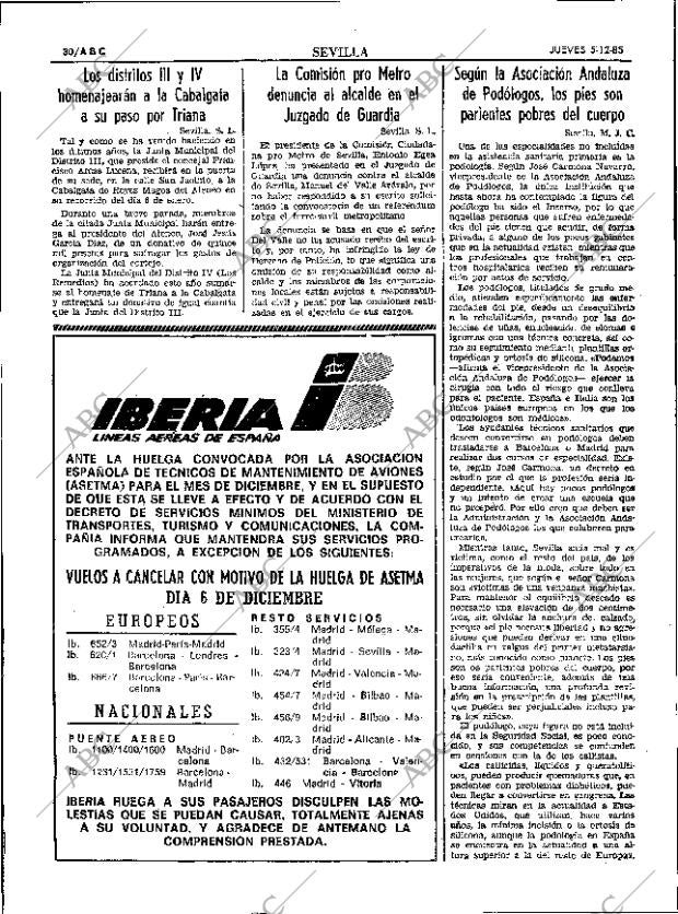 ABC SEVILLA 05-12-1985 página 30