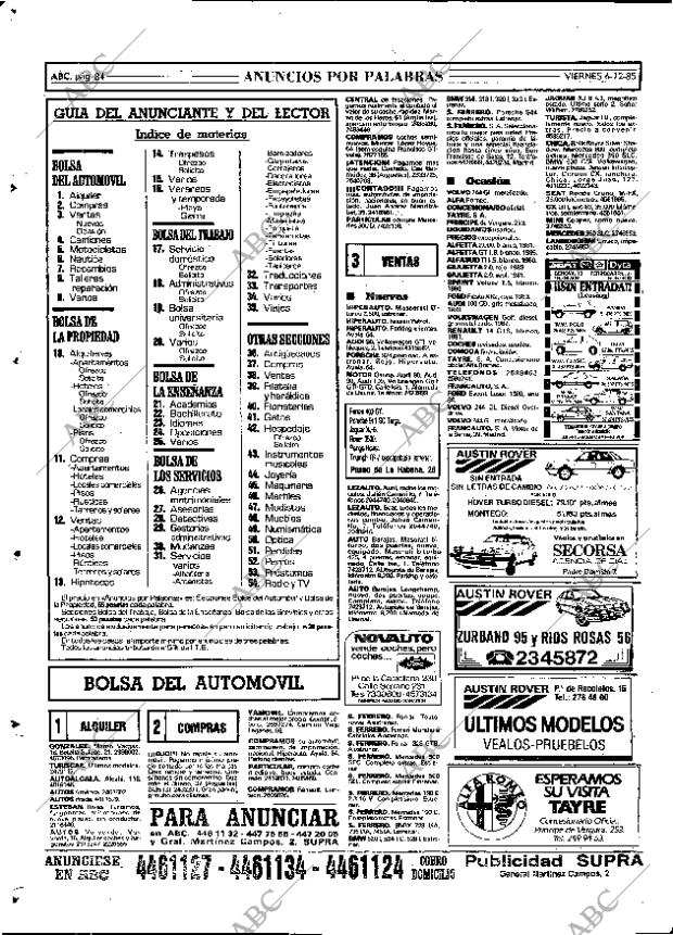 ABC MADRID 06-12-1985 página 84