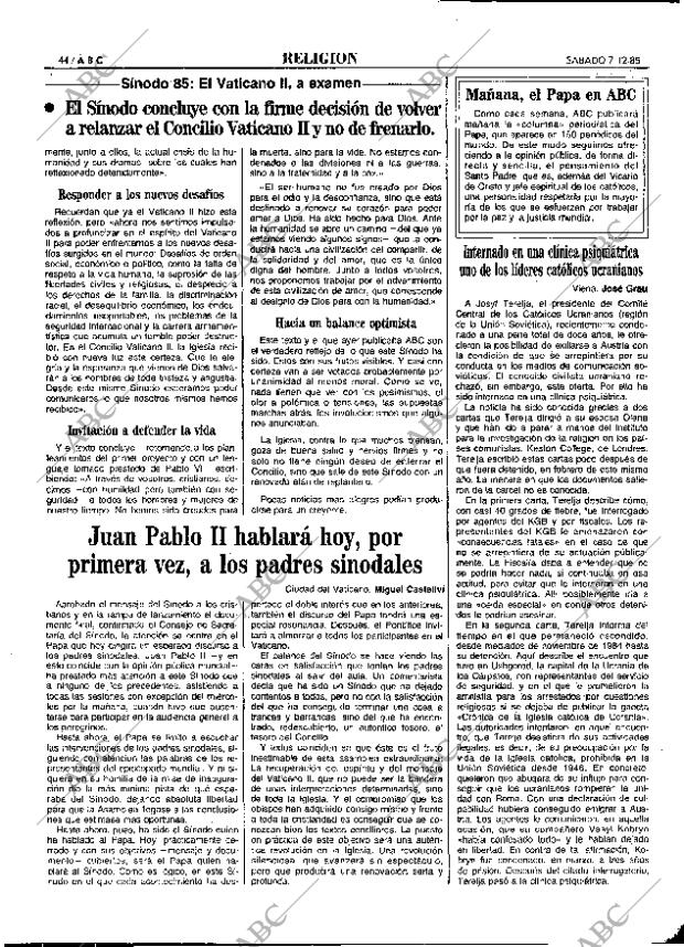 ABC MADRID 07-12-1985 página 44