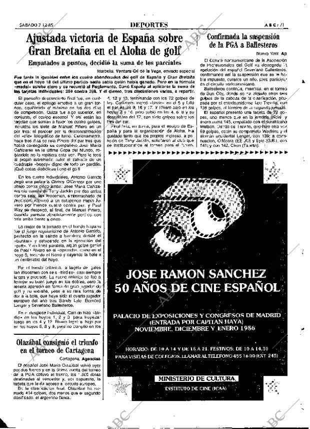 ABC MADRID 07-12-1985 página 71