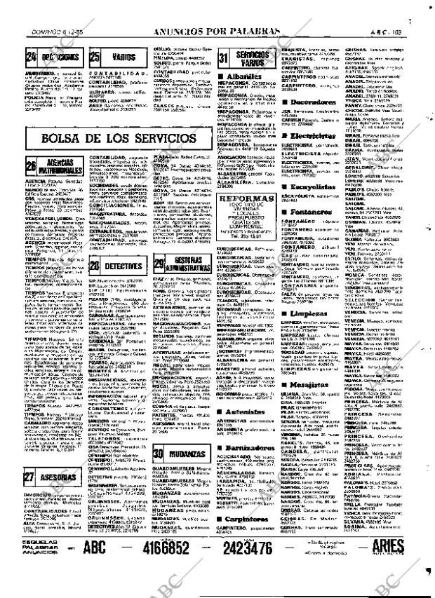 ABC MADRID 08-12-1985 página 103