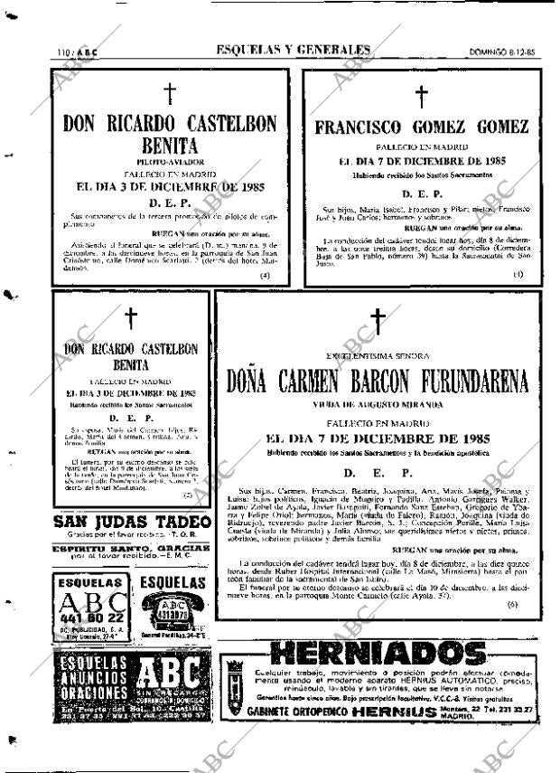 ABC MADRID 08-12-1985 página 110