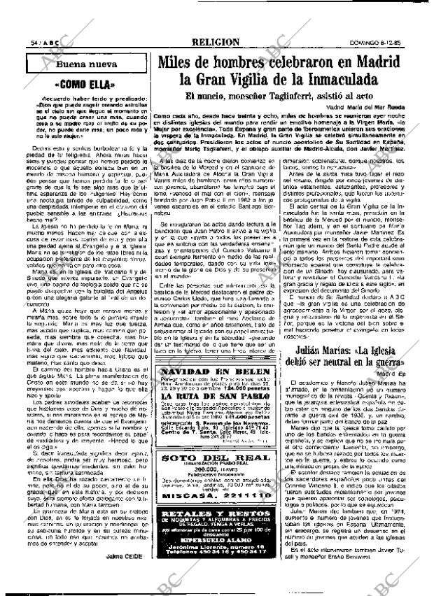 ABC MADRID 08-12-1985 página 54