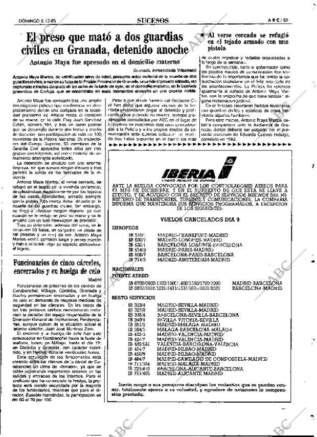 ABC MADRID 08-12-1985 página 85