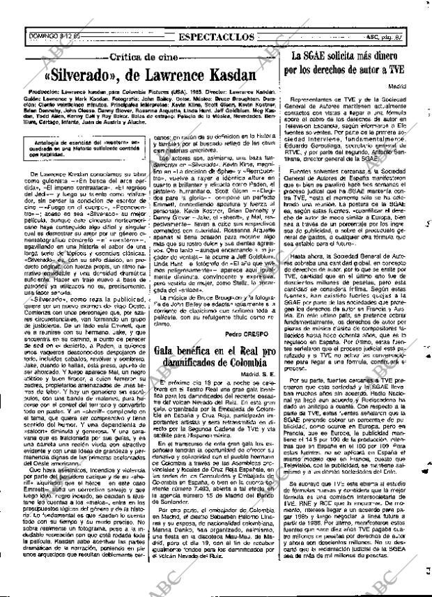 ABC MADRID 08-12-1985 página 87
