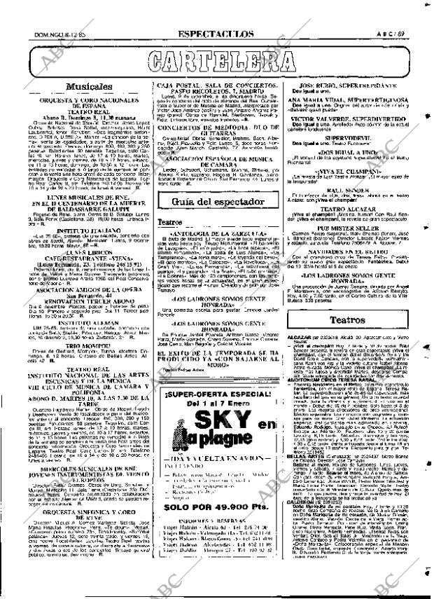 ABC MADRID 08-12-1985 página 89