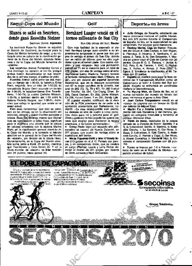 ABC MADRID 09-12-1985 página 67