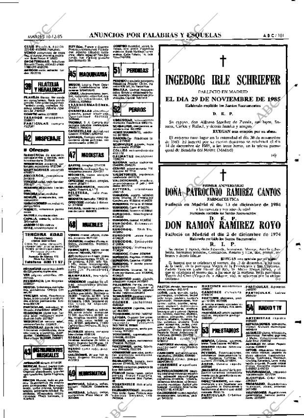 ABC MADRID 10-12-1985 página 101