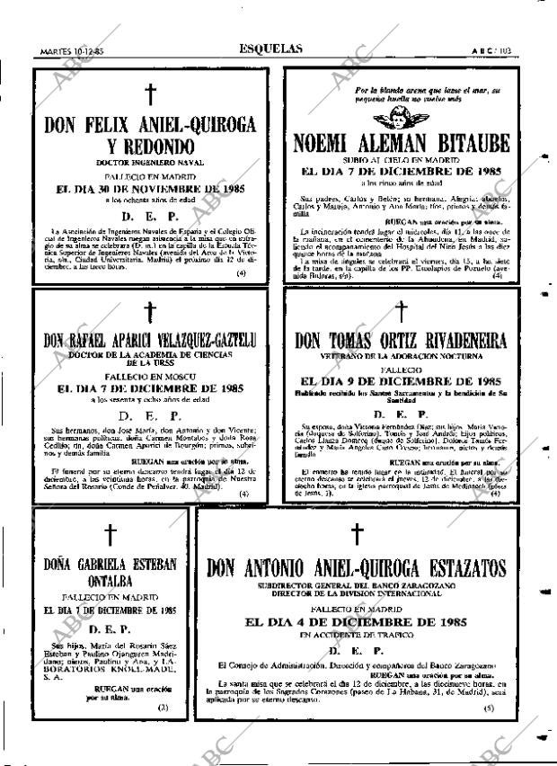 ABC MADRID 10-12-1985 página 103