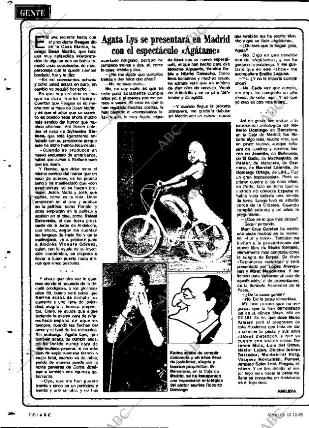 ABC MADRID 10-12-1985 página 110