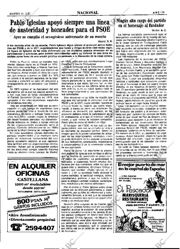 ABC MADRID 10-12-1985 página 29